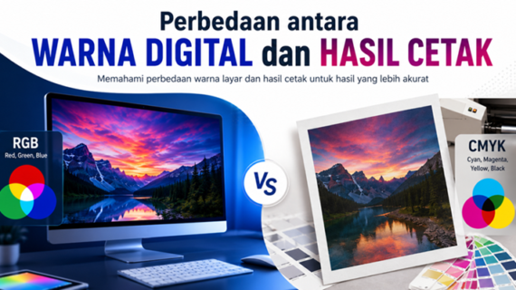 Perbedaan Antara Warna Digital pada Layar dan Hasil Cetak